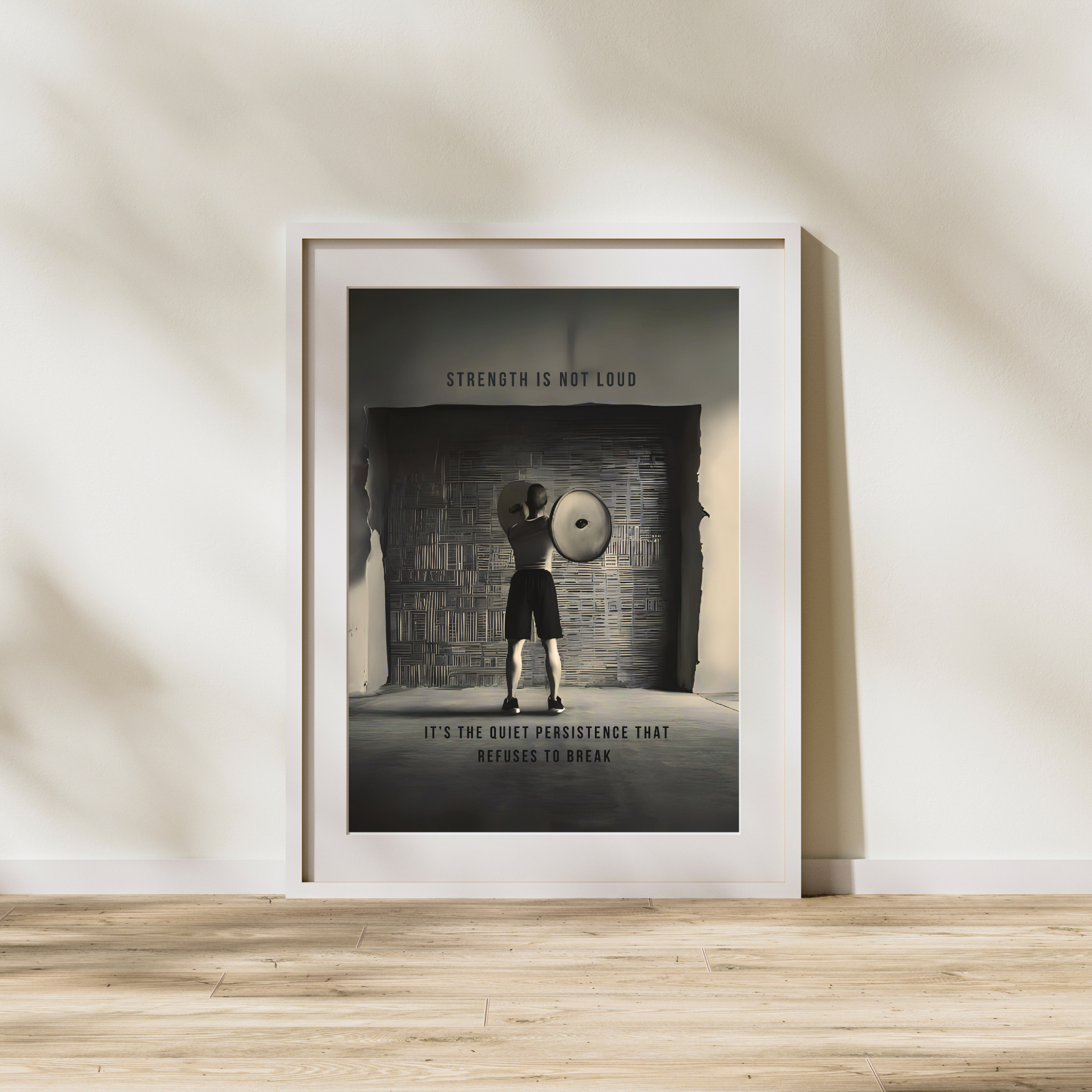 Strength | Large Matte Effect Wall Art for any living or work space