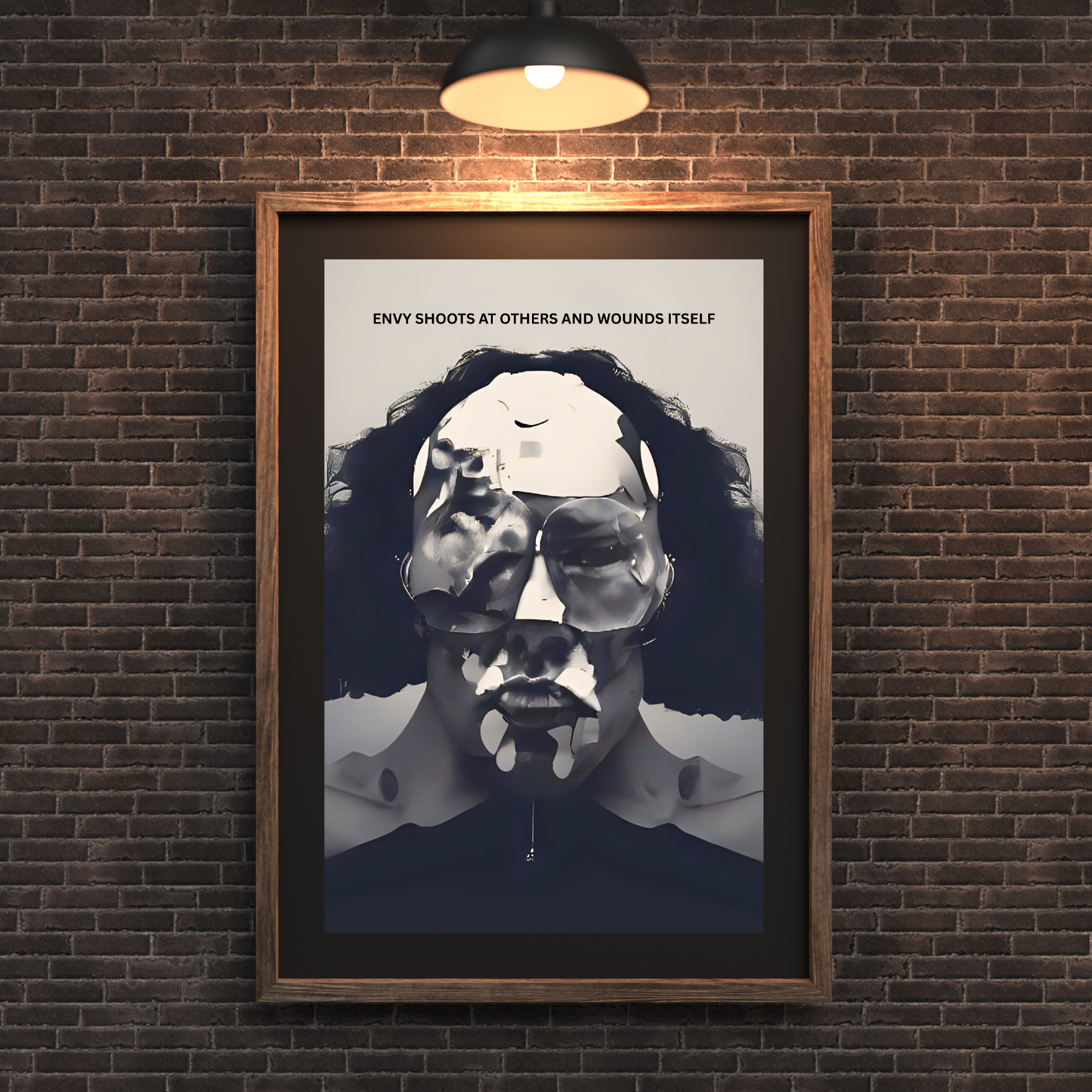 Envy | Large Matte Effect Wall Art for any living or work space