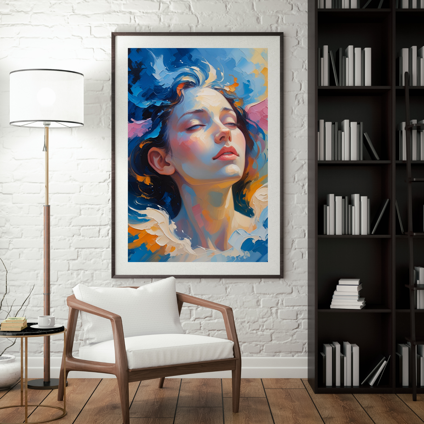 Bluebird | Large Matte Effect Wall Art for any living or work space