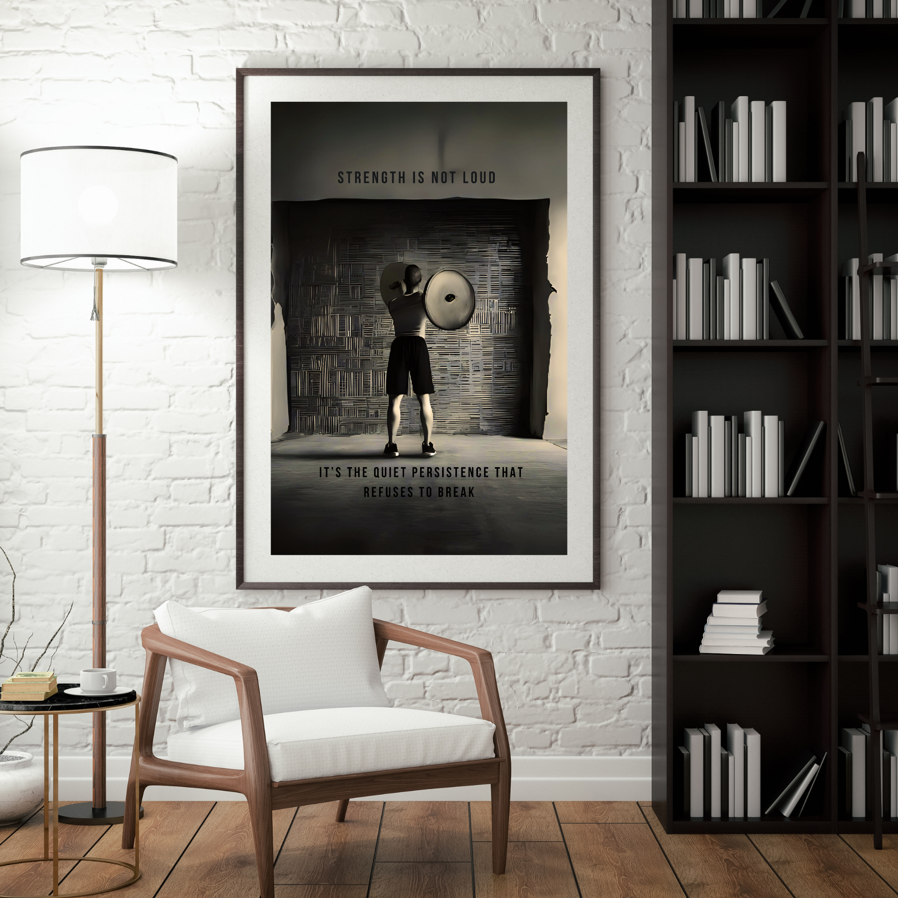 Strength | Large Matte Effect Wall Art for any living or work space
