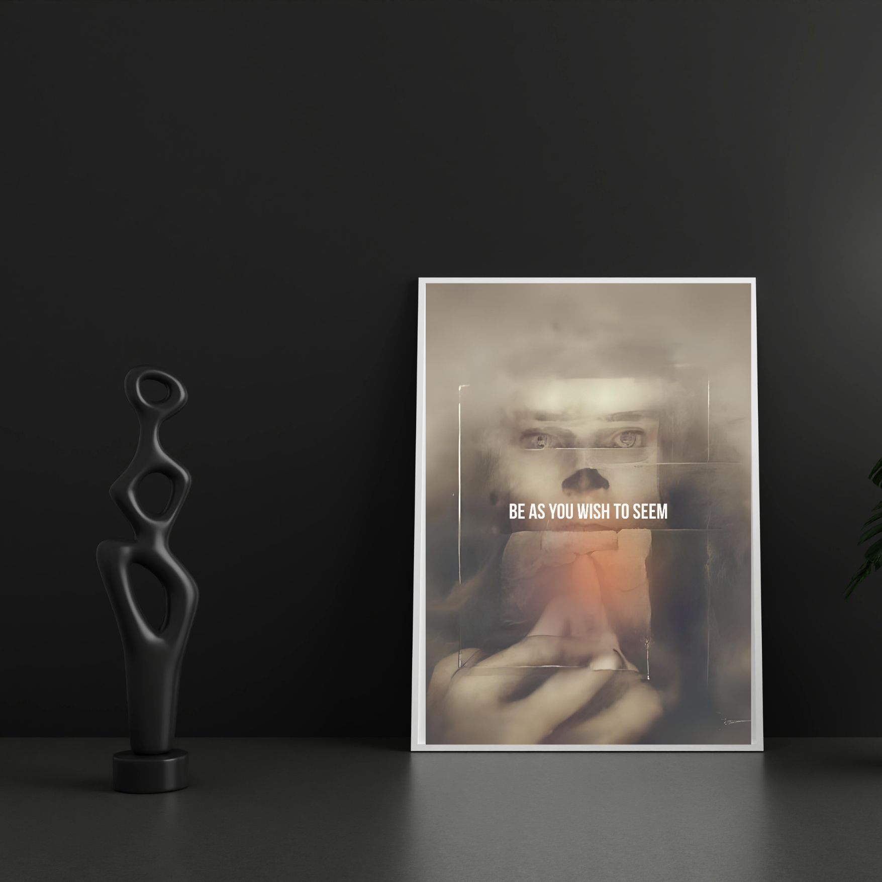 Be | Large Matte Effect Wall Art for any living or work space