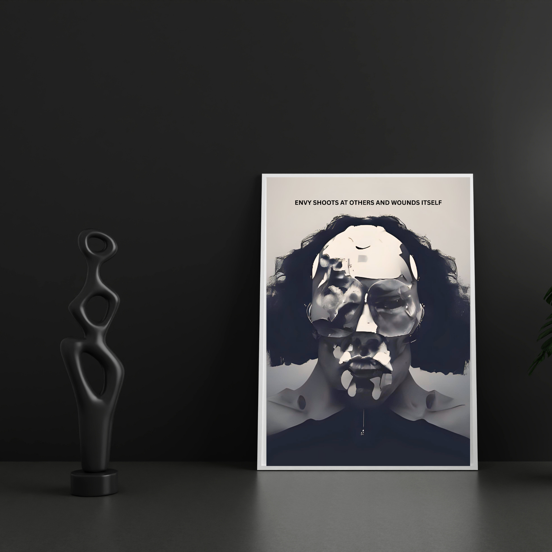Envy | Large Matte Effect Wall Art for any living or work space