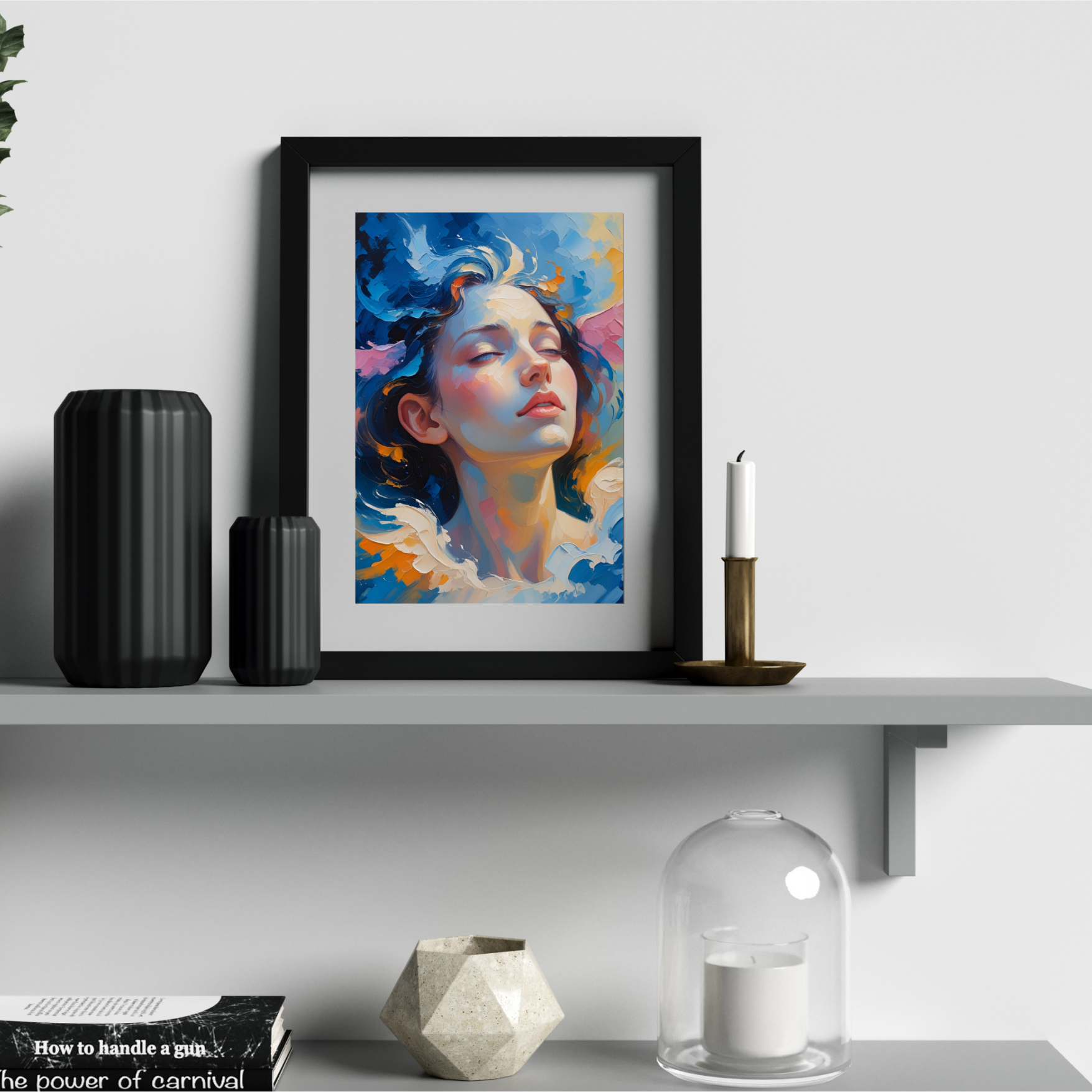 Bluebird | Large Matte Effect Wall Art for any living or work space