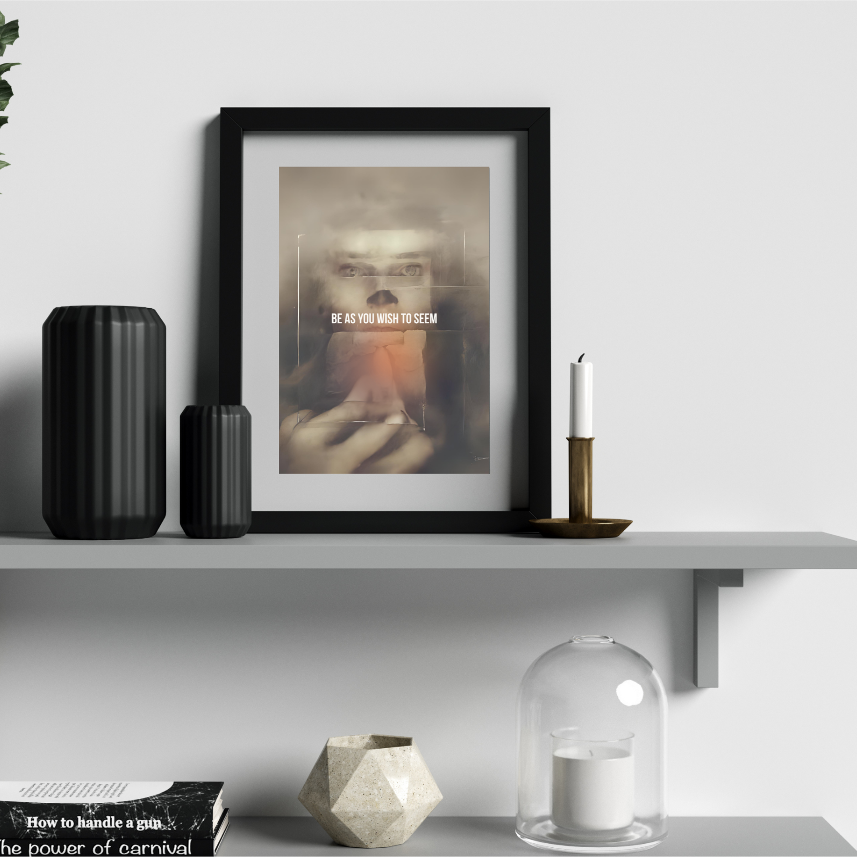 Be | Large Matte Effect Wall Art for any living or work space