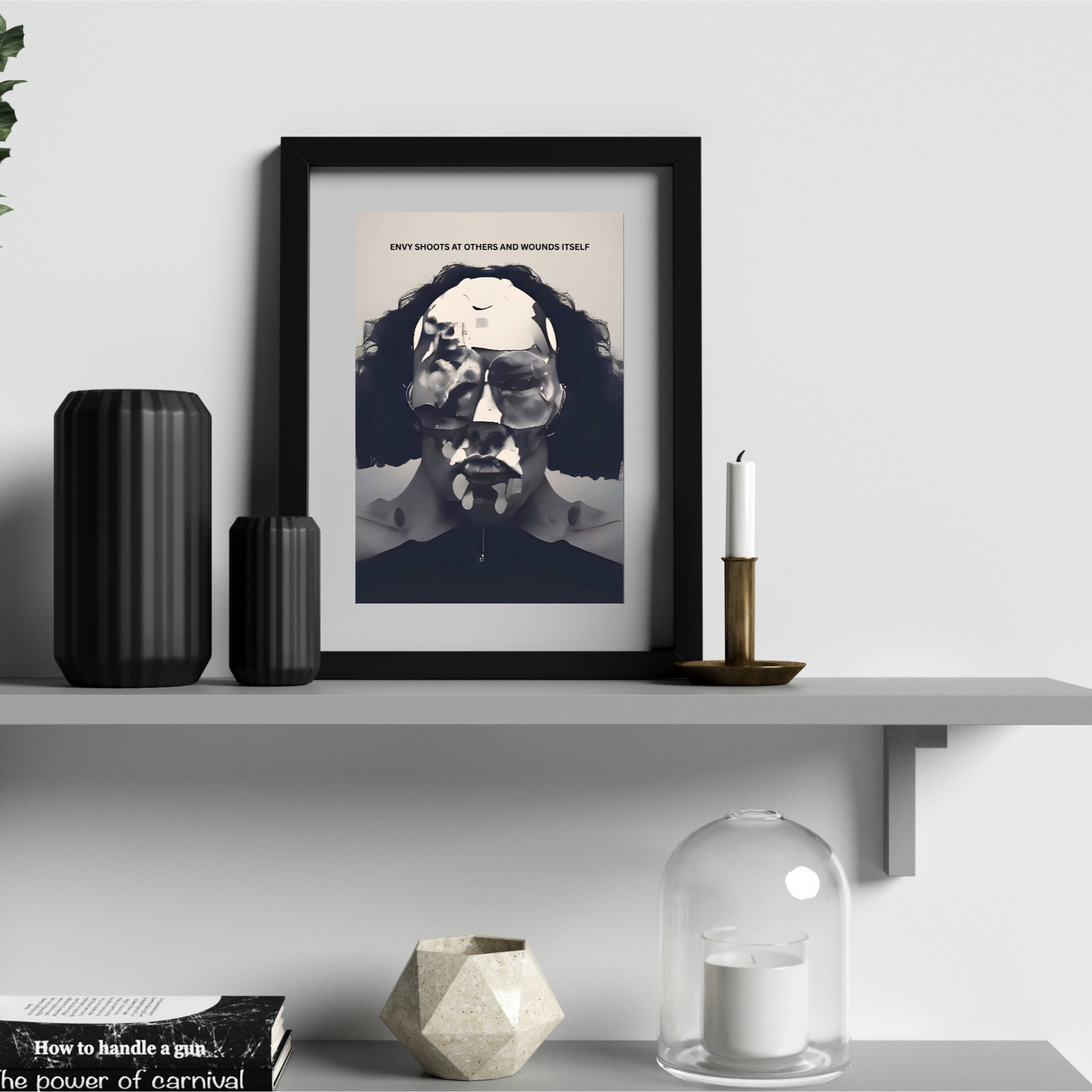 Envy | Large Matte Effect Wall Art for any living or work space